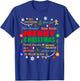 Merry Christmas In Different Languages Xmas Funny Holiday T-Shirt - T-Shirt | Royal