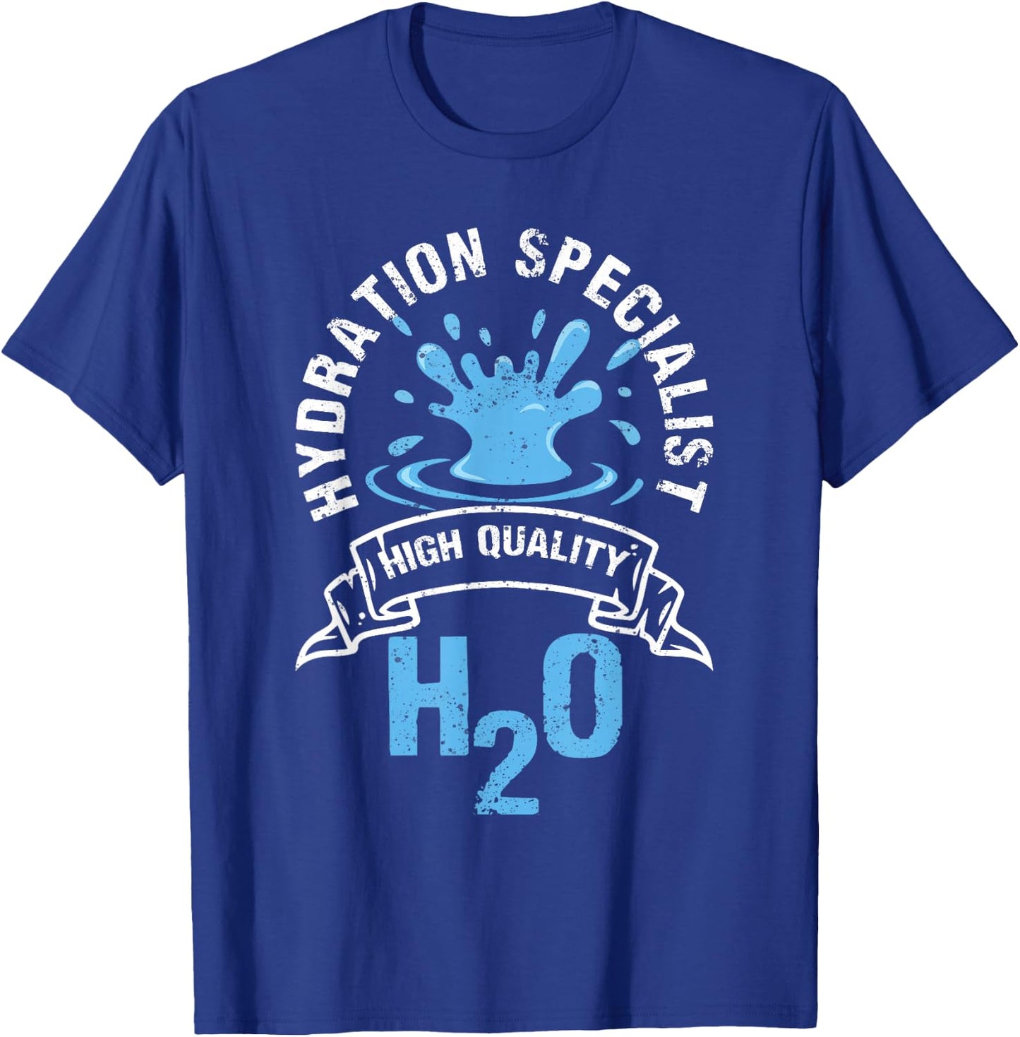 Hydration Specialist Waterboy Team Manager H2O T-Shirt - T-Shirt | Royal