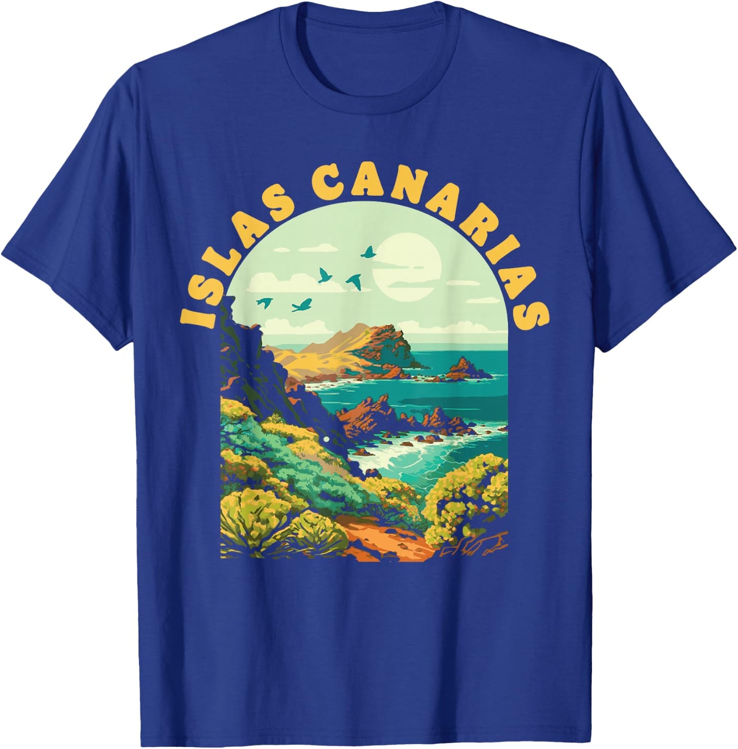 Tenerife Islas Canarias Vintage Souvenir Canary Islands T-Shirt - T-Shirt | Royal