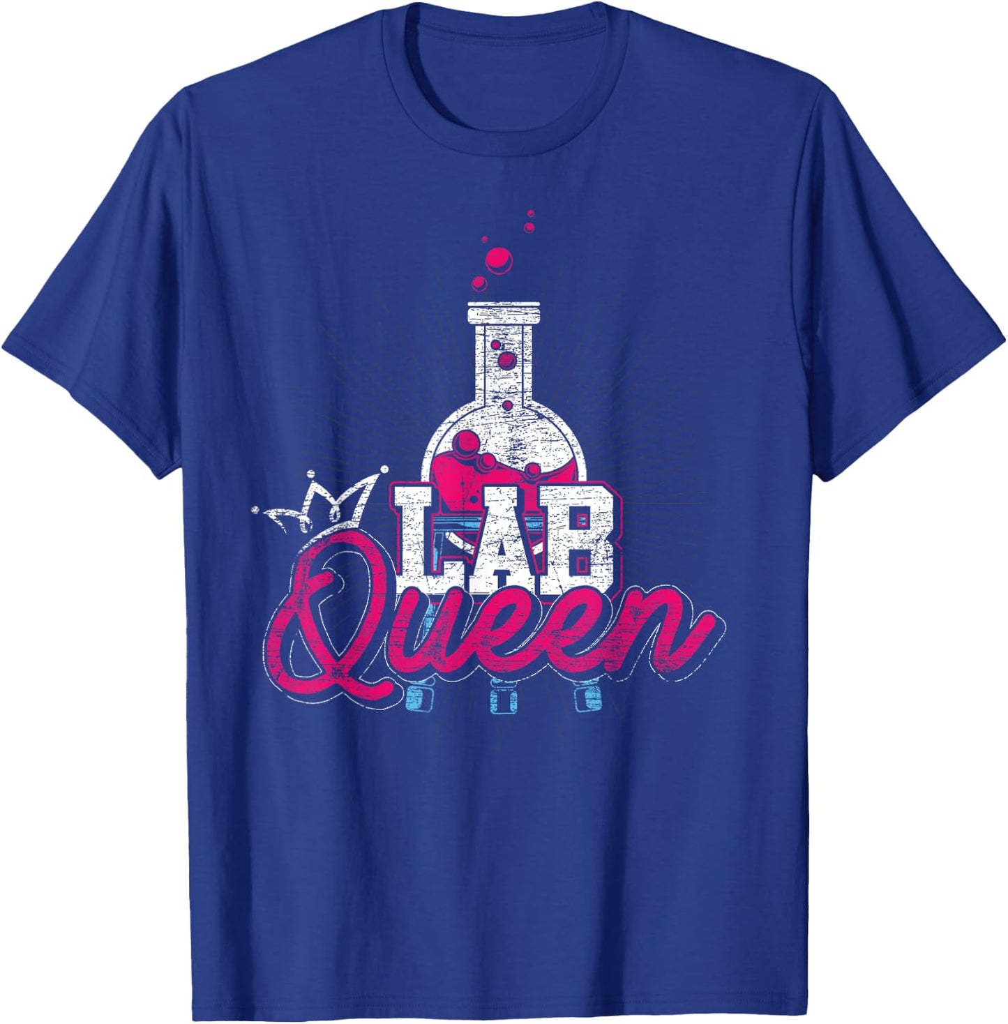 Lab Technician Lab Queen Medical Laboratory Scientist T-Shirt - T-Shirt | Royal