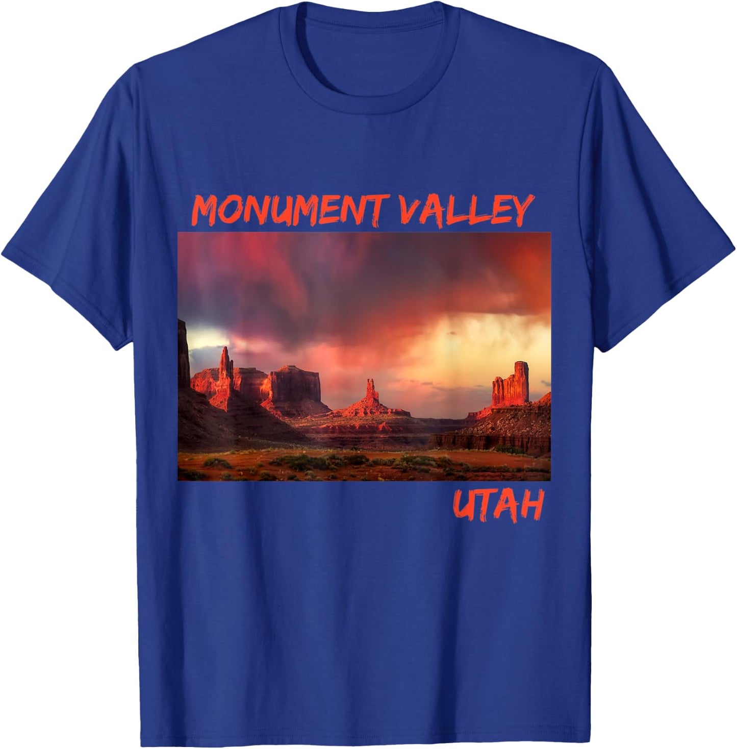 Monument Valley Utah T-Shirt - T-Shirt | Royal