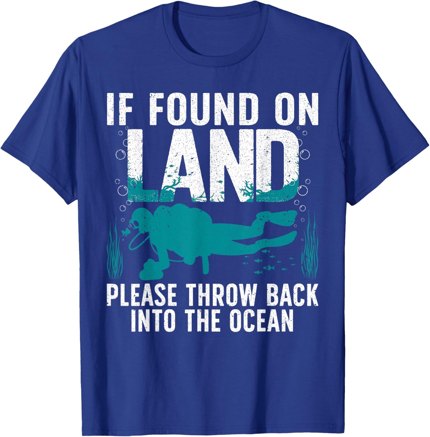 Cool Scuba Diving Women Ocean Open Water Scuba Diver T-Shirt - T-Shirt | Royal