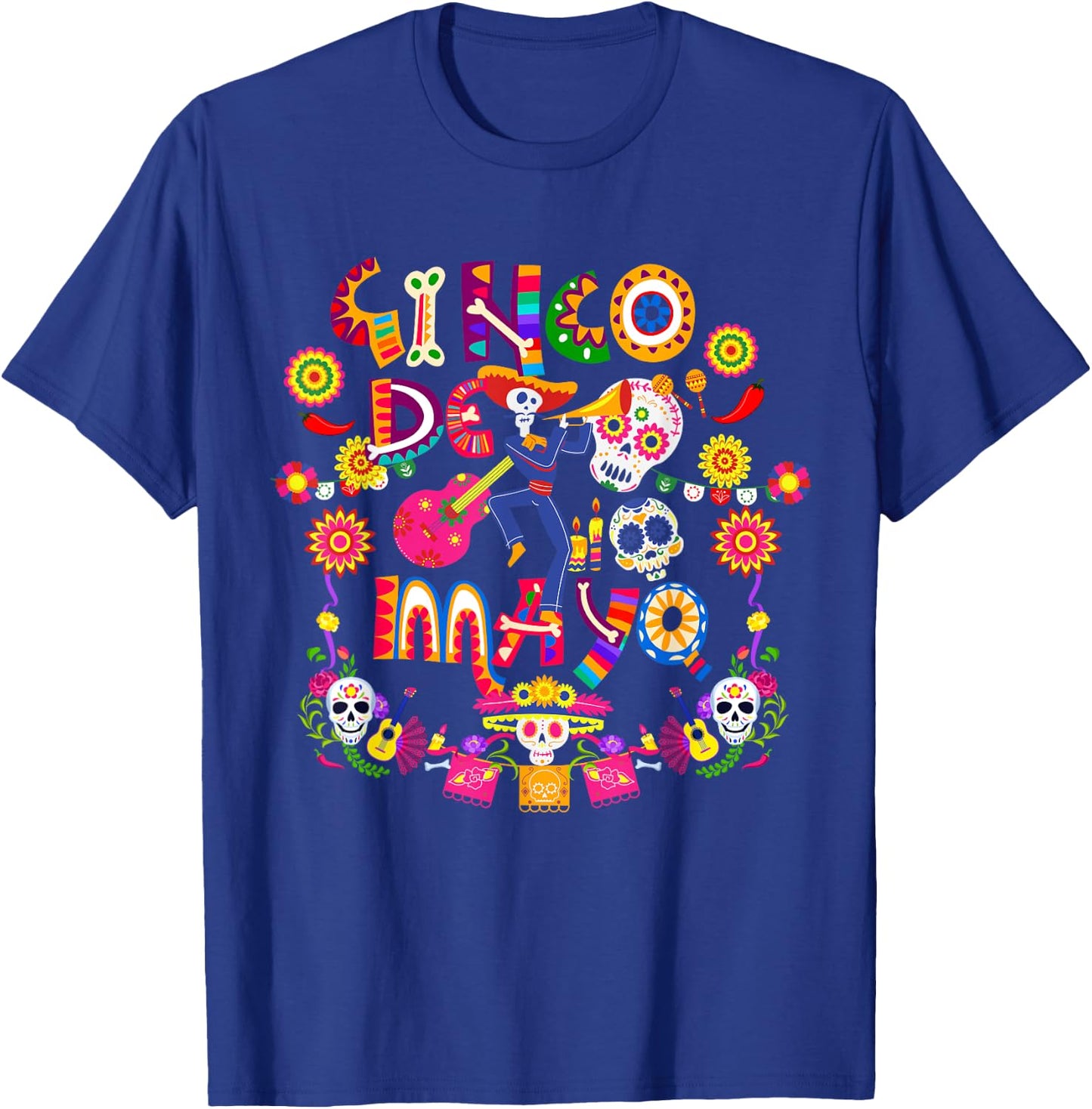 Cinco De Mayo Fiesta Surprise Camisa 5 De Mayo Viva Mexico T-Shirt - T-Shirt | Royal