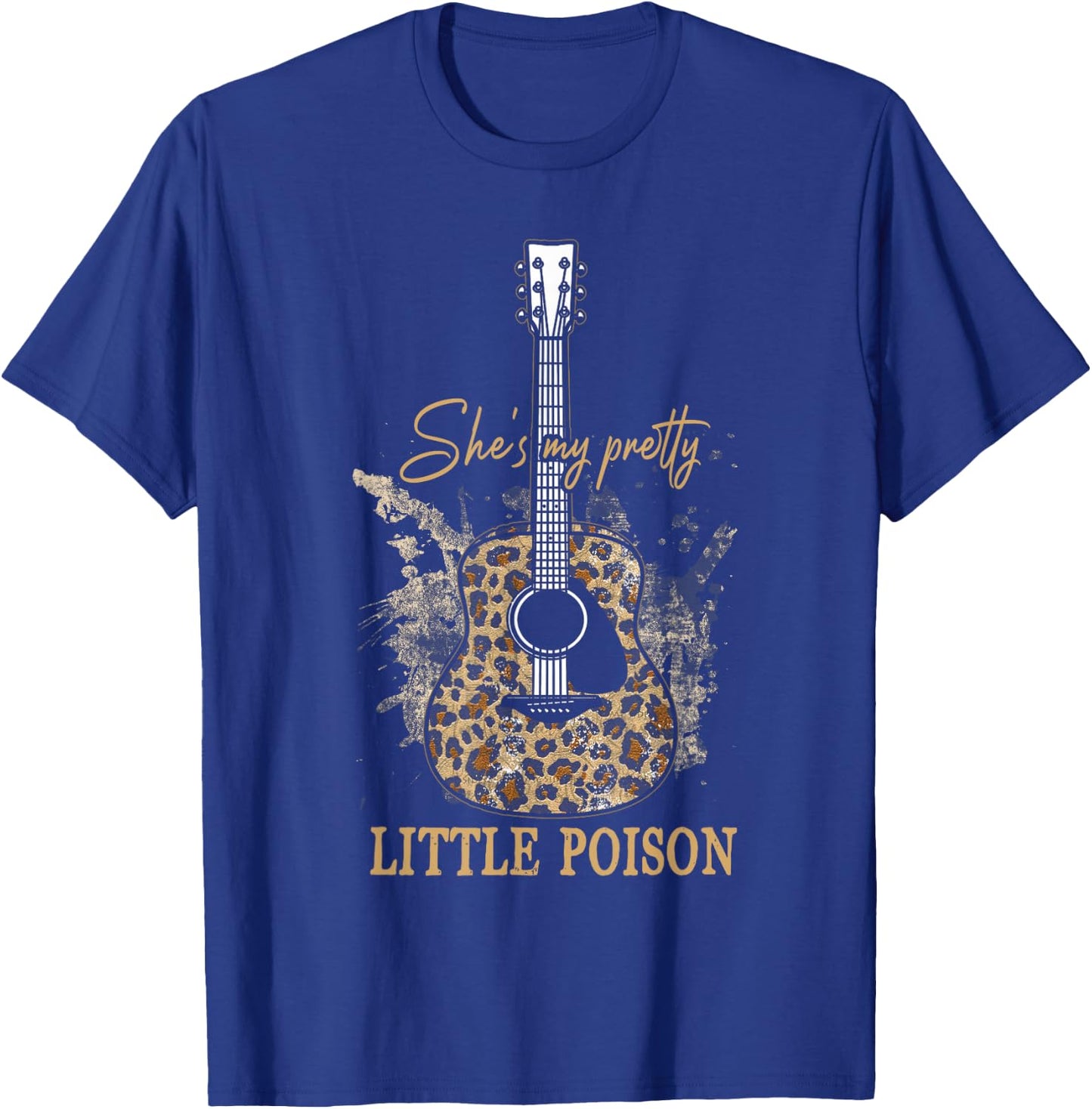 Pretty-Little Poisons Classic Guitar Music T-Shirt - T-Shirt | Royal