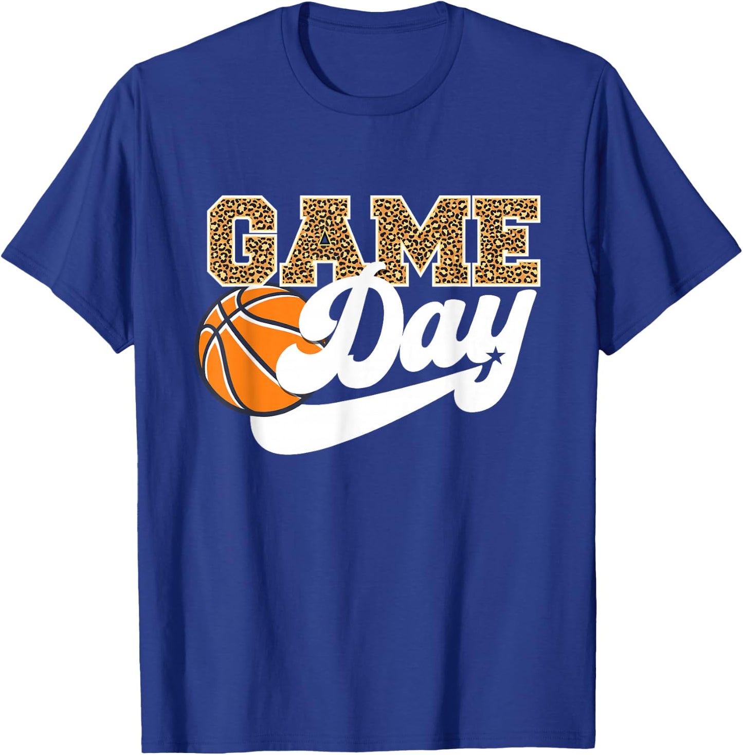 Game Day - Mom Mothers Day Basketball Player Sports T-Shirt - T-Shirt | Royal