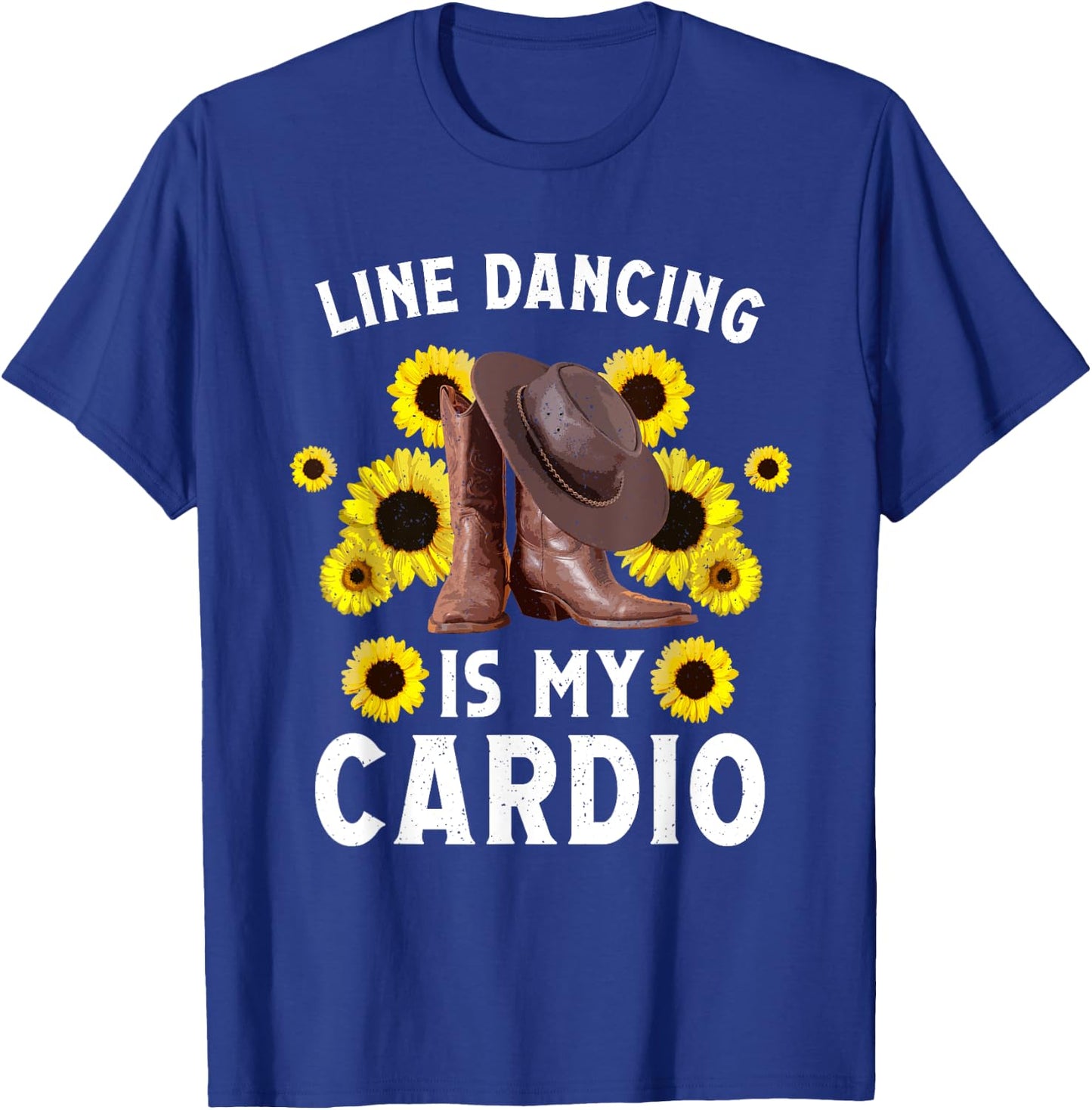 Funny Line Dancing Art Men Line Dance Dancer T-Shirt - T-Shirt | Royal