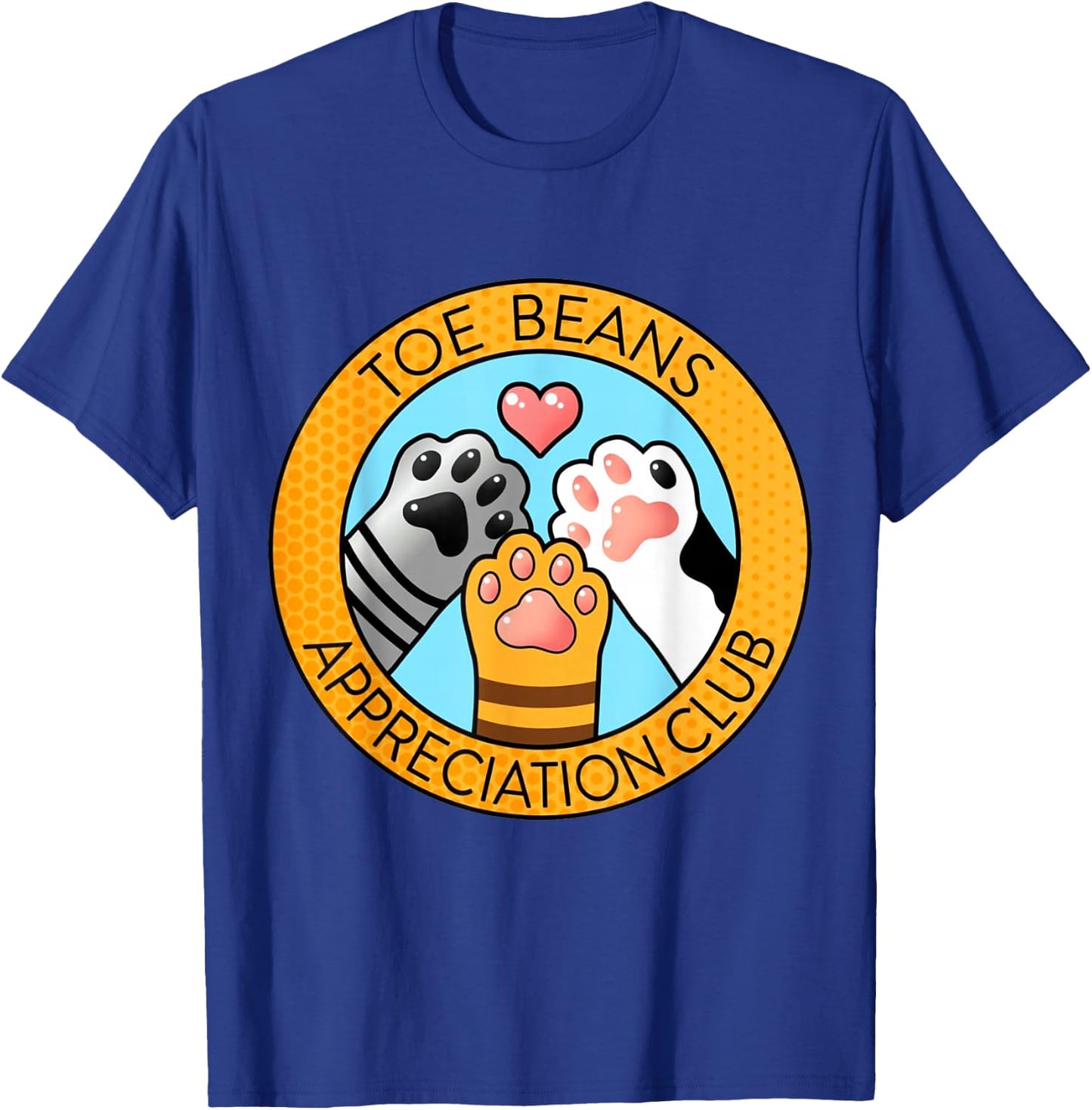 Toe Beans Appreciation Club T-Shirt - T-Shirt | Royal