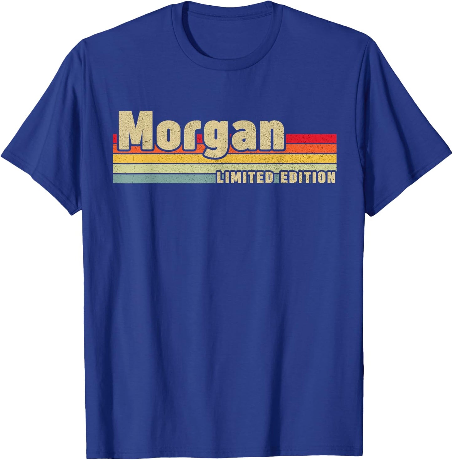 Morgan Gift Name Personalized Birthday Funny Christmas T-Shirt - T-Shirt | Royal