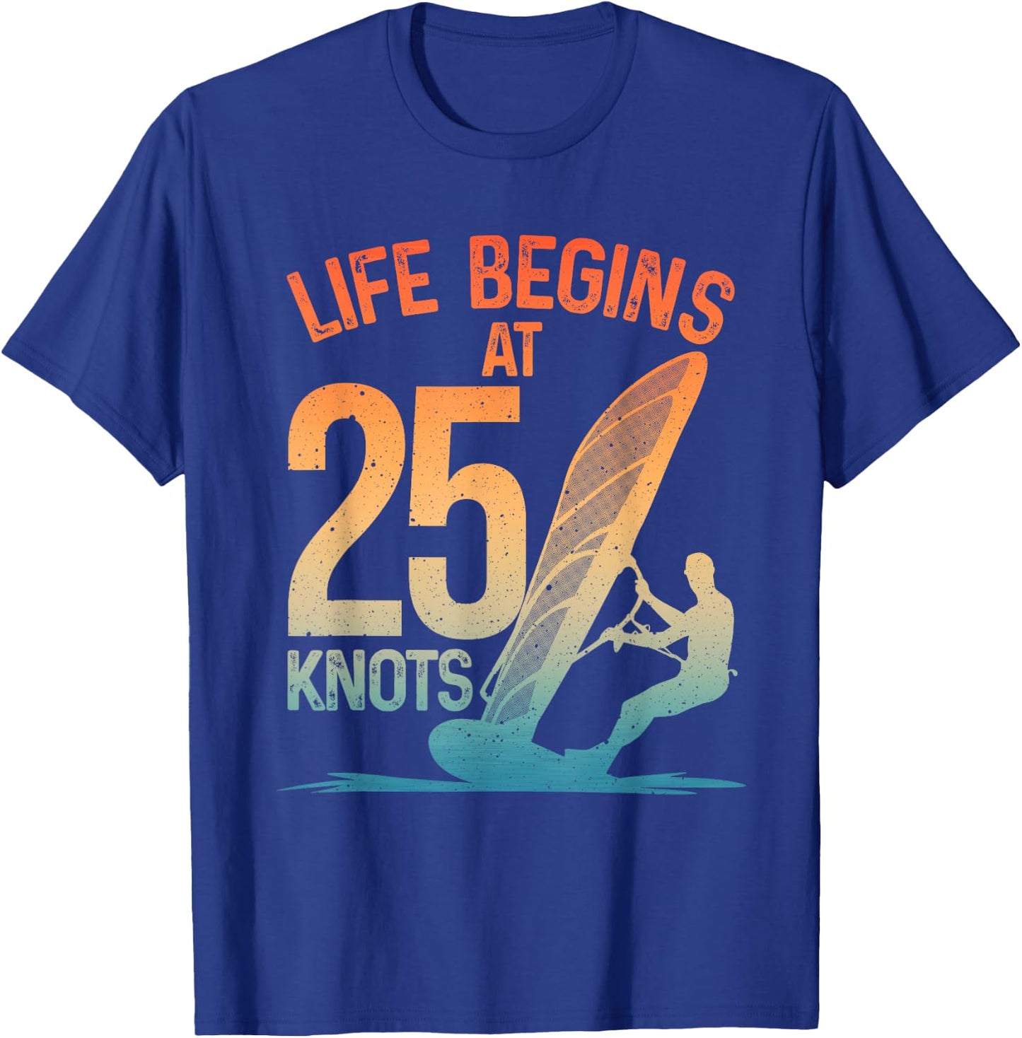 Funny Windsurfing Design Women Windsurfer Surfing T-Shirt - T-Shirt | Royal