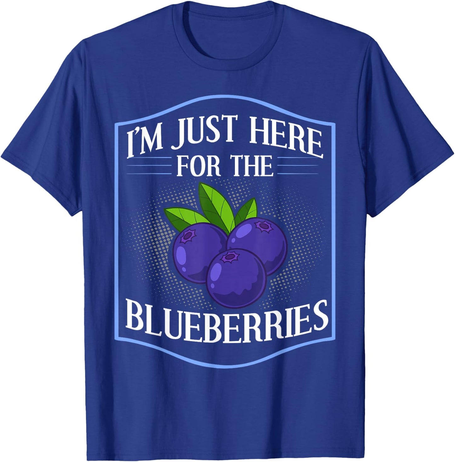 Blueberry Plant Blueberries Farmer Bush Tree Muffins T-Shirt - T-Shirt | Royal