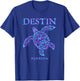 Destin Florida Sea Turtle Boys Girls Toddler Beach Souvenir T-Shirt - T-Shirt | Royal