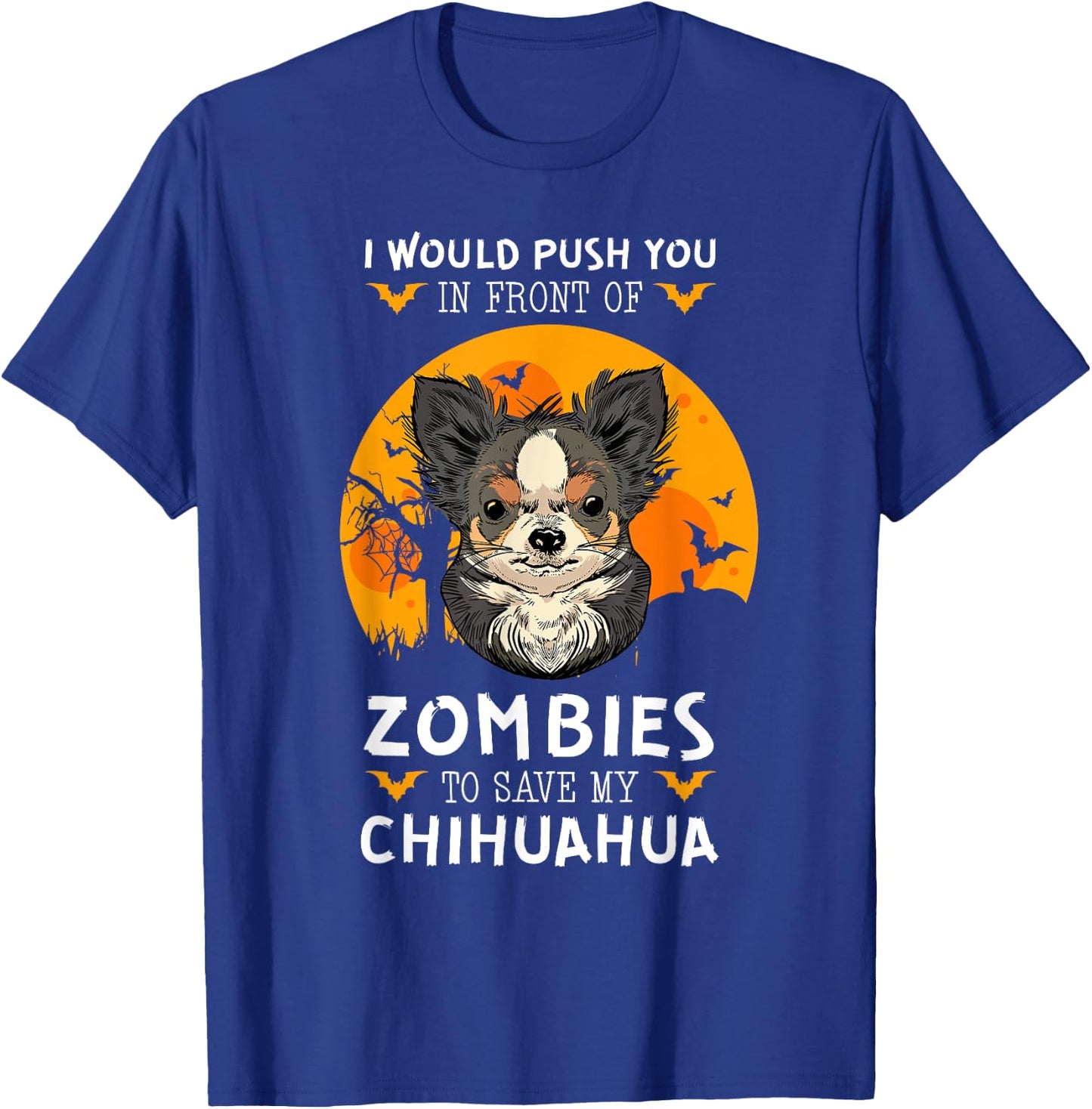 Chihuahua Halloween Zombie Dog Breed Animal Women T-Shirt - T-Shirt | Royal