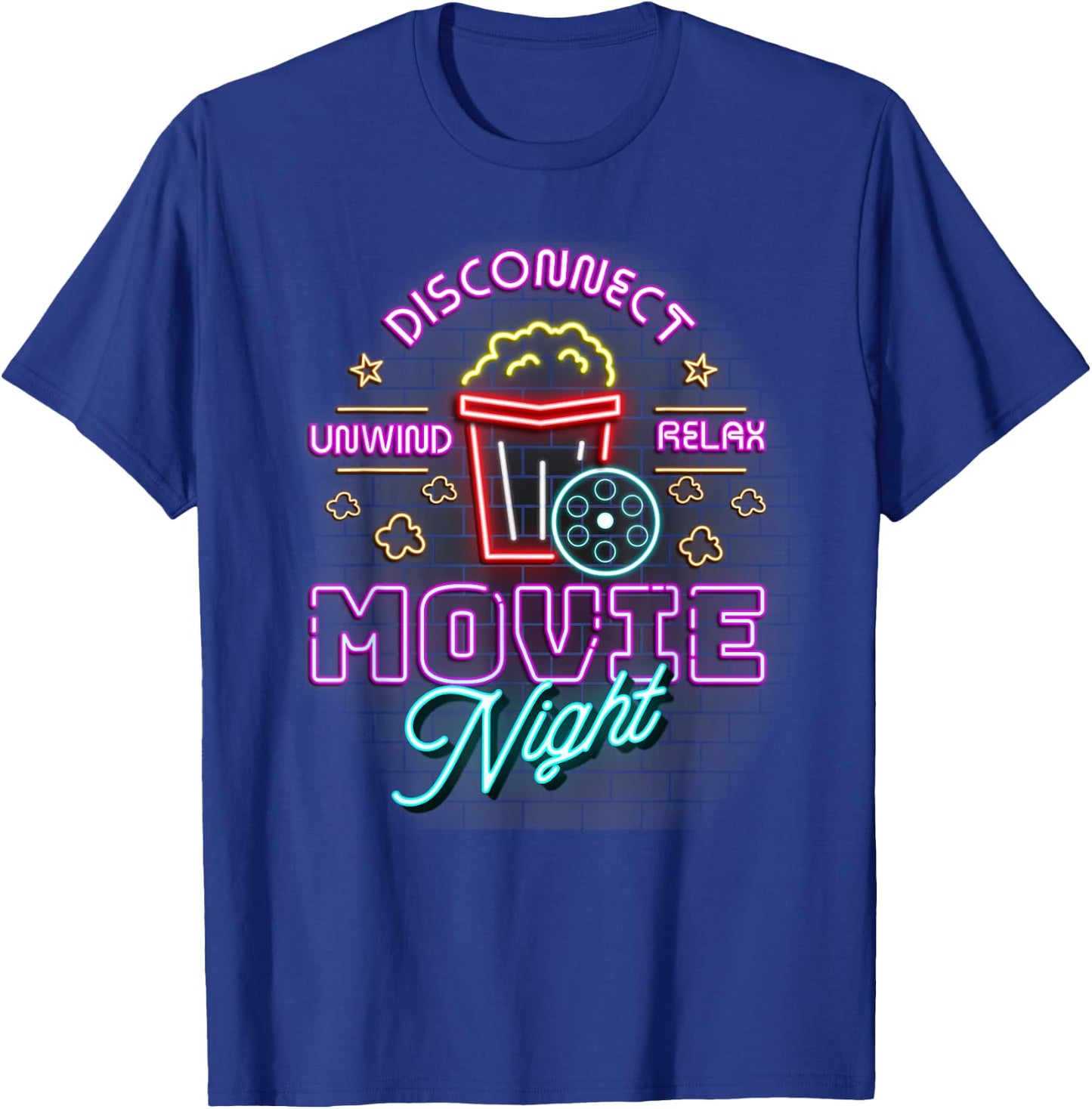 Family Movie Night Outfit Women Kids - Movie Lover T-Shirt - T-Shirt | Royal