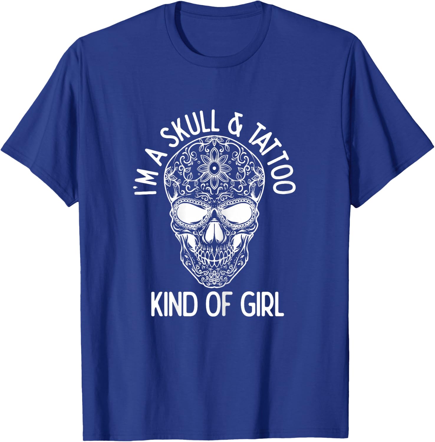 Ich bin ein Skull & Tattoo Kind of Girl Tattoo Lover Skirt T-Shirt - T-Shirt | Royal