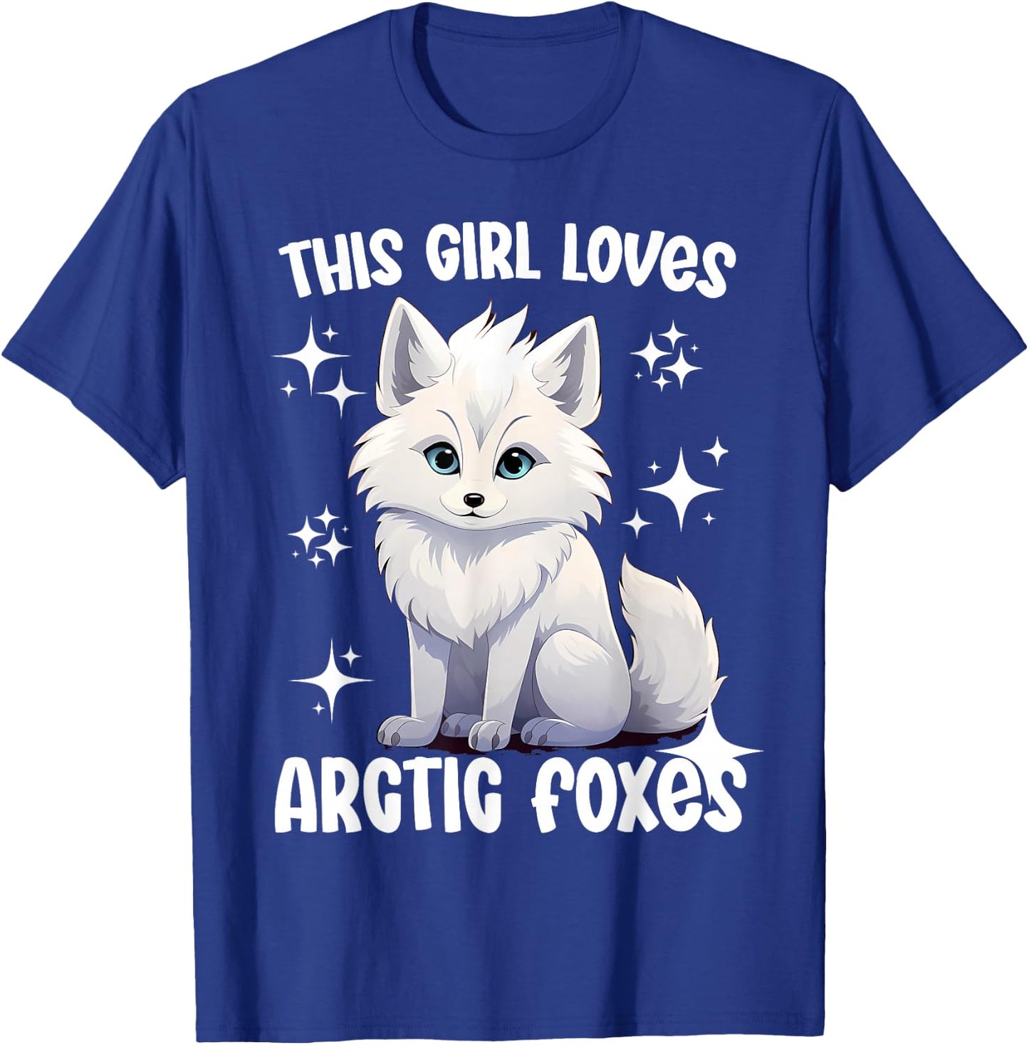 This Girl loves Arctic Fox T-Shirt - T-Shirt | Royal