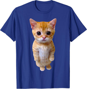 El Gato Meme Sad Crying Cat Munchkin Kitty Meme Trendy Small T-Shirt - T-Shirt | Royal