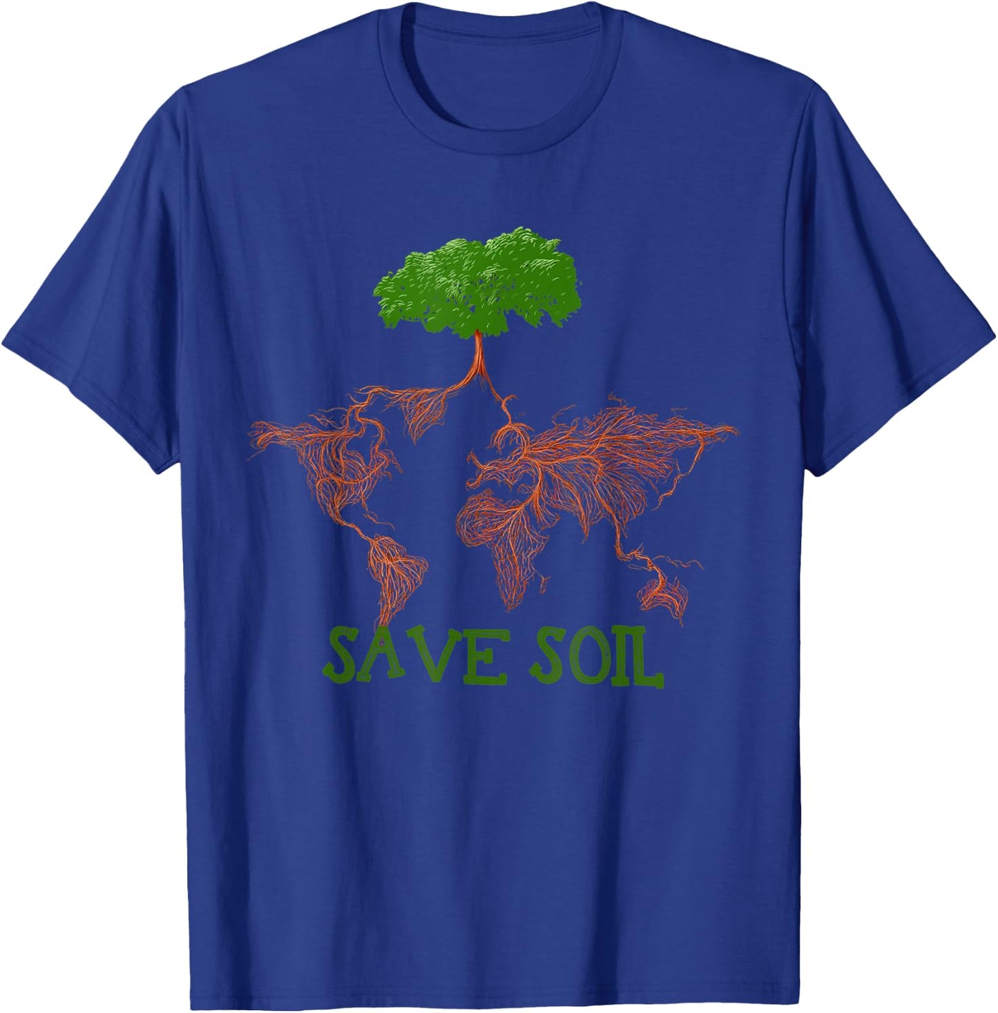 Save Soil Support Sadhguru To Save Our Lives Cute Earth Day T-Shirt - T-Shirt | Royal