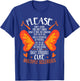 MS Multiple Sclerosis Awareness Orange Ribbon MS Awareness - -Adults - Black - Short Sleeve - Small - Classic Fit - Cotton 60%, Polyester 40% T-Shirt - T-Shirt | Royal