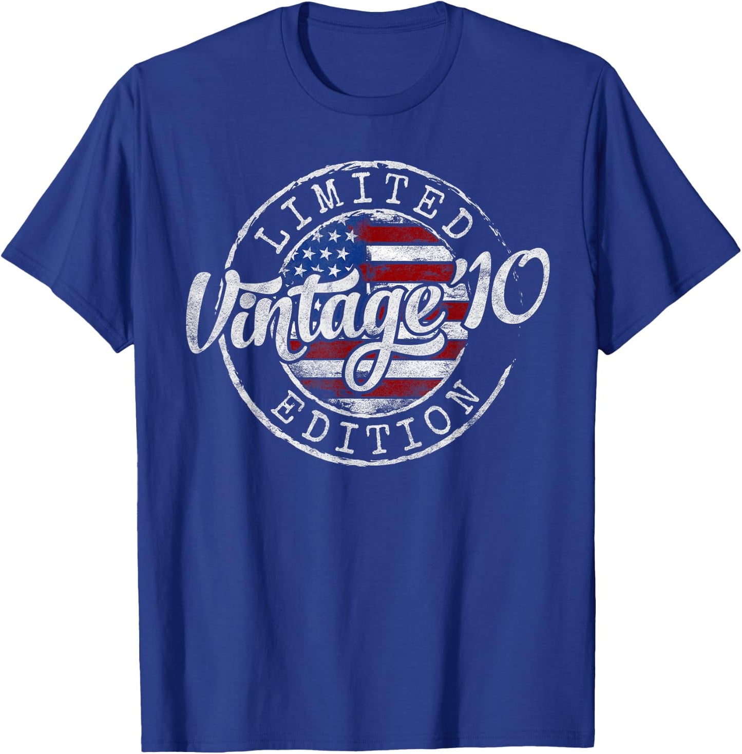 Vintage 2010 15th Birthday Gifts for Boy Girl 15 Year Old T-Shirt - T-Shirt | Royal