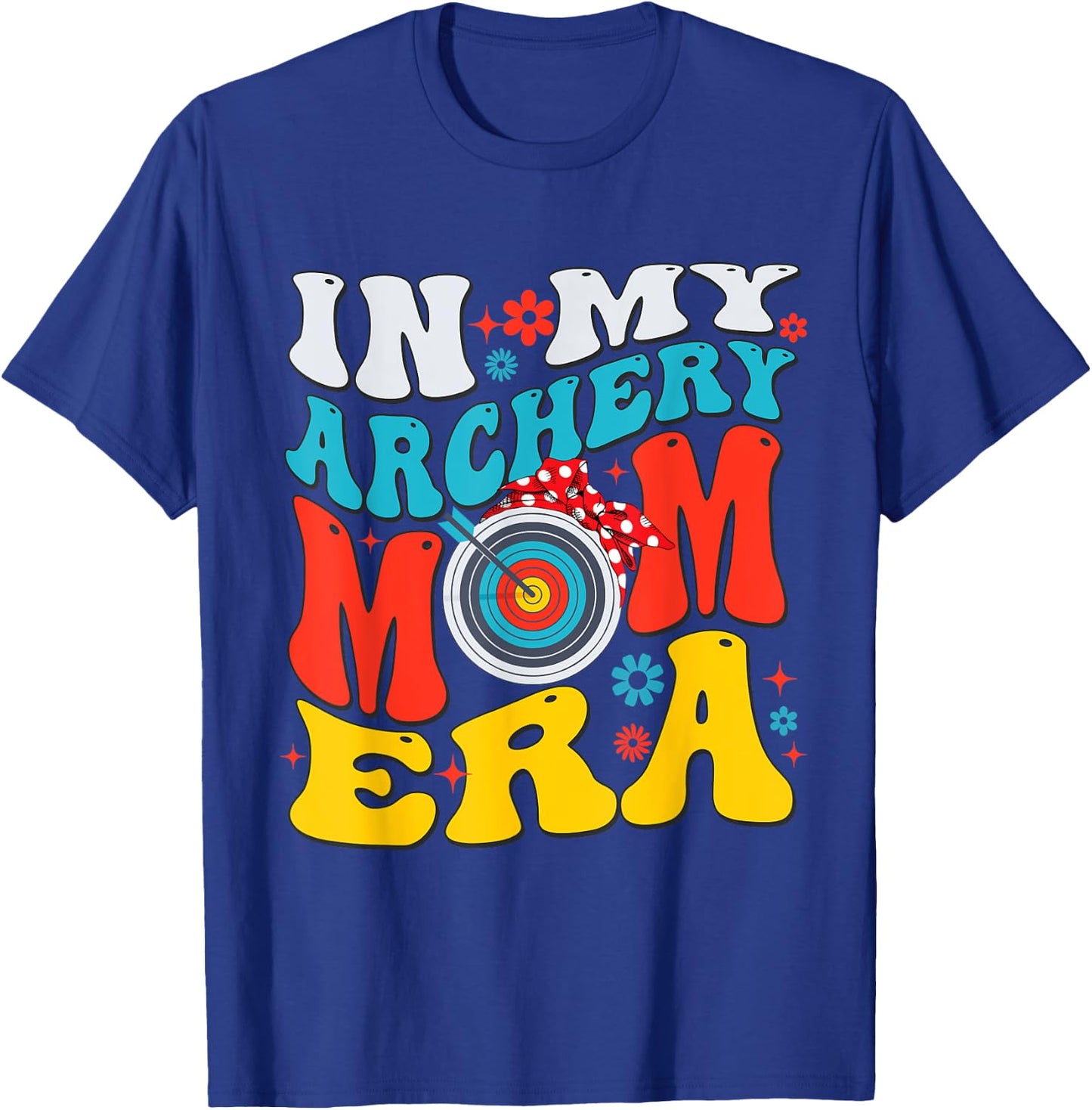 Retro In My Archery Mom Era Mama Boy T-Shirt - T-Shirt | Royal