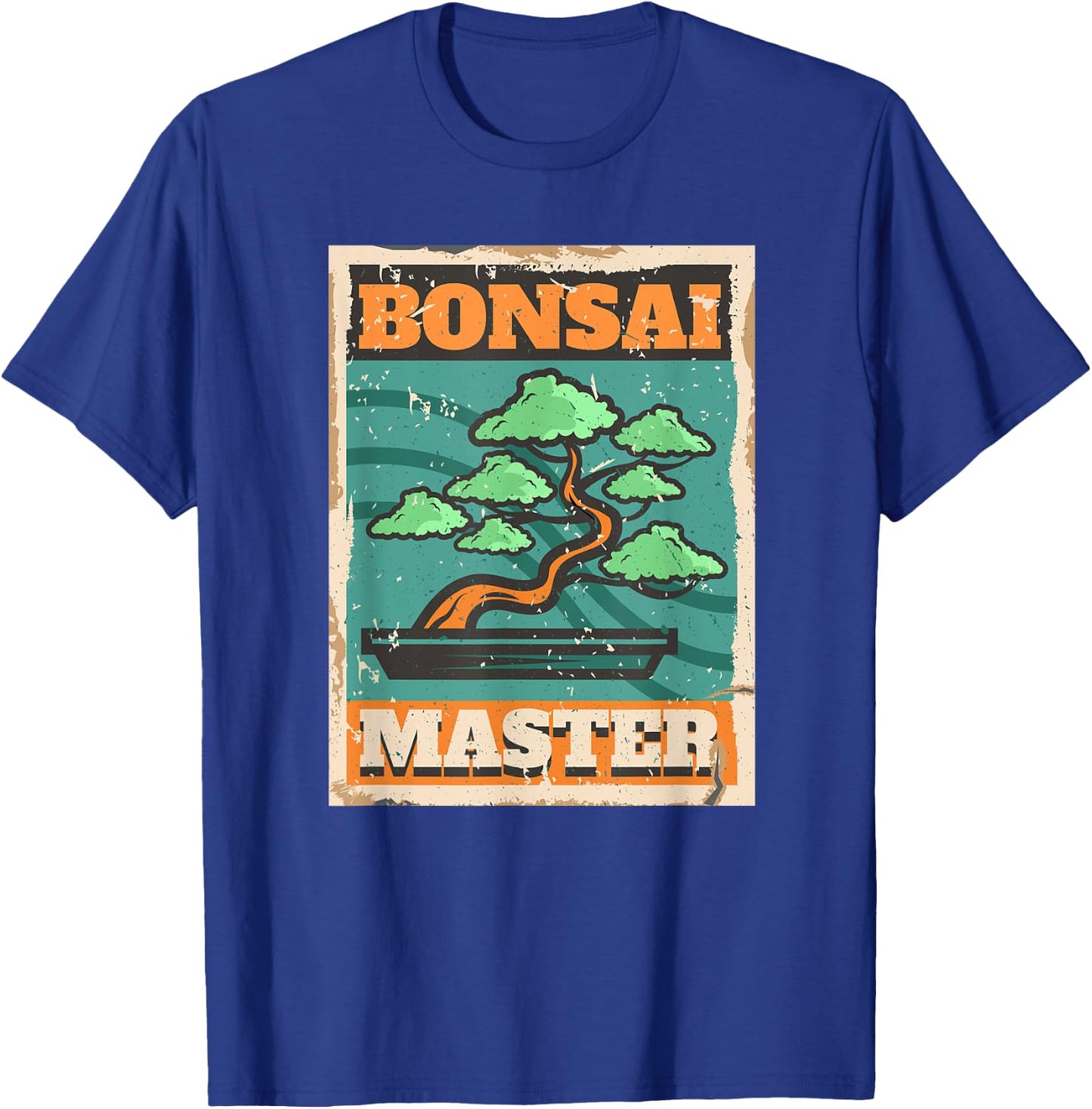 Vintage Bonsai Master Funny Bonzai Tree Lover Men Women T-Shirt - T-Shirt | Royal