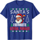 Santa's Favorite General Manager Funny Christmas T-Shirt - T-Shirt | Royal