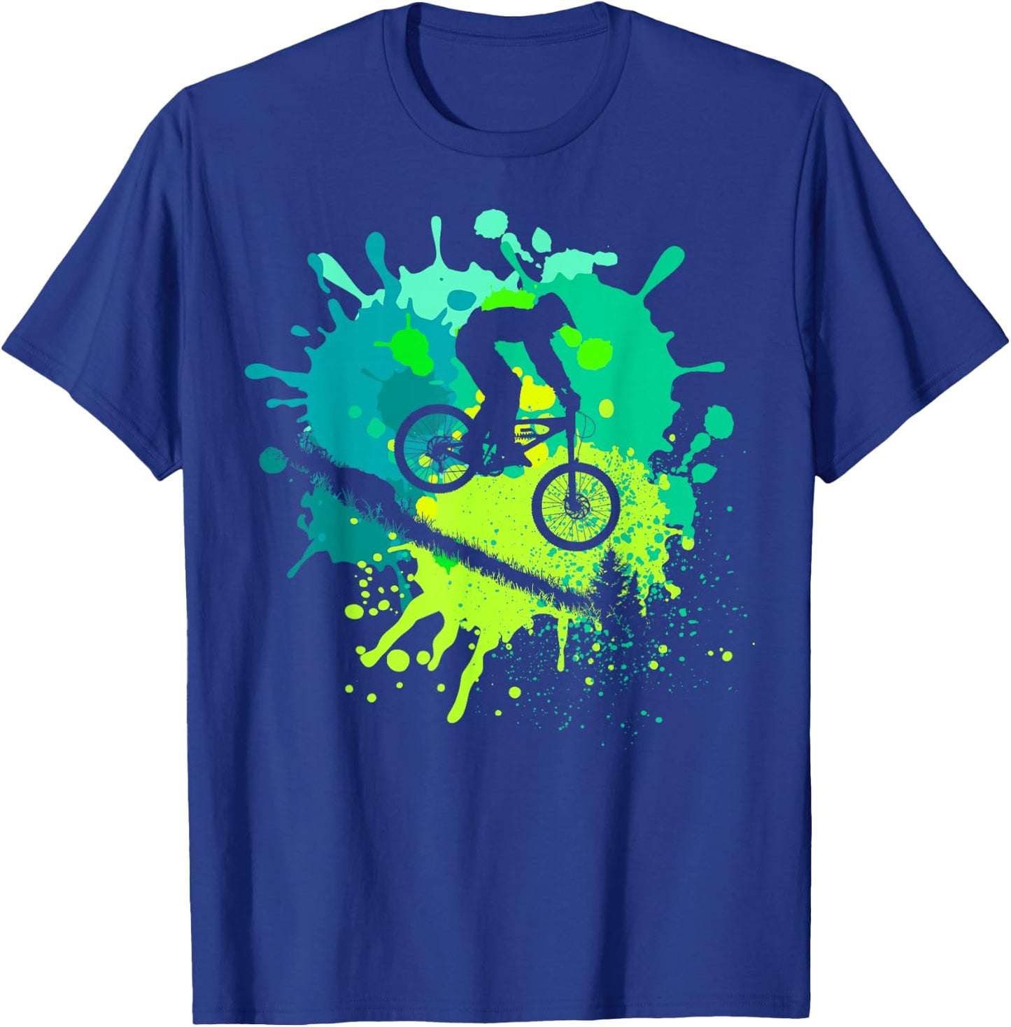 MTB for Mountain Biker | Boys Retro Mountain Bike T-Shirt - T-Shirt | Royal