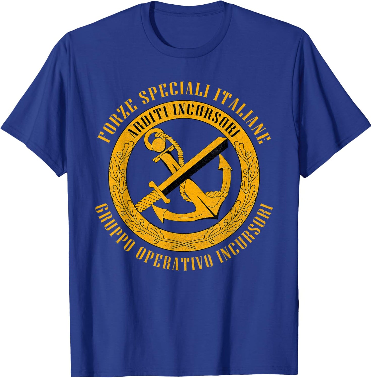 Italian Special Force Gruppo Operativo Incursori Military T-Shirt - T-Shirt | Royal