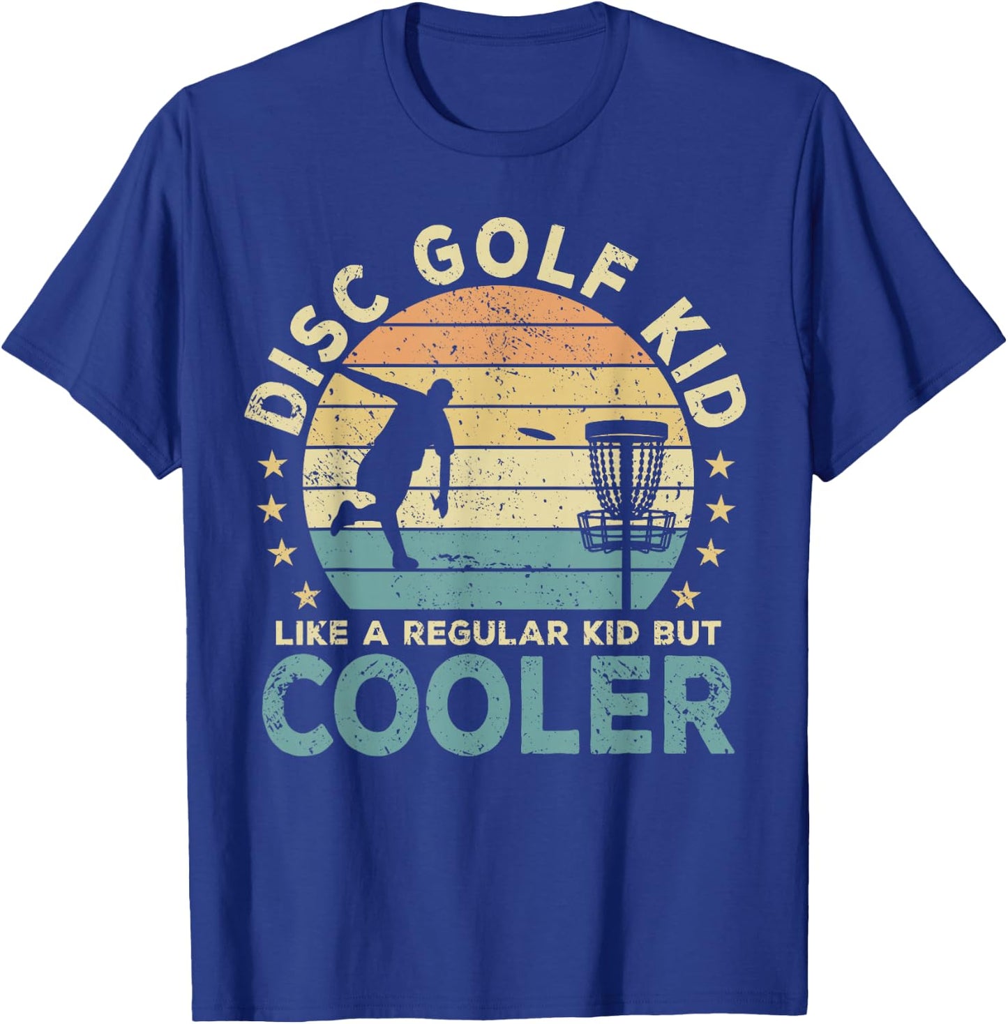 Disc Golf Kid Disc Golf Player Funny T-Shirt - T-Shirt | Royal