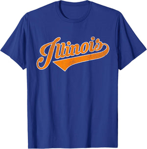 Illinois vintage city T-Shirt - T-Shirt | Royal