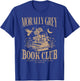 Morally Grey Book Club Skeleton Funny Books Lover Bookworm T-Shirt - T-Shirt | Royal
