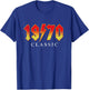 1970 Classic Vintage Rock Band Concert style 52nd Birthday T-Shirt - T-Shirt | Royal
