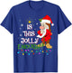 is This Jolly Enough Grumpy Elf Pajama Christmas Lights T-Shirt - T-Shirt | Royal