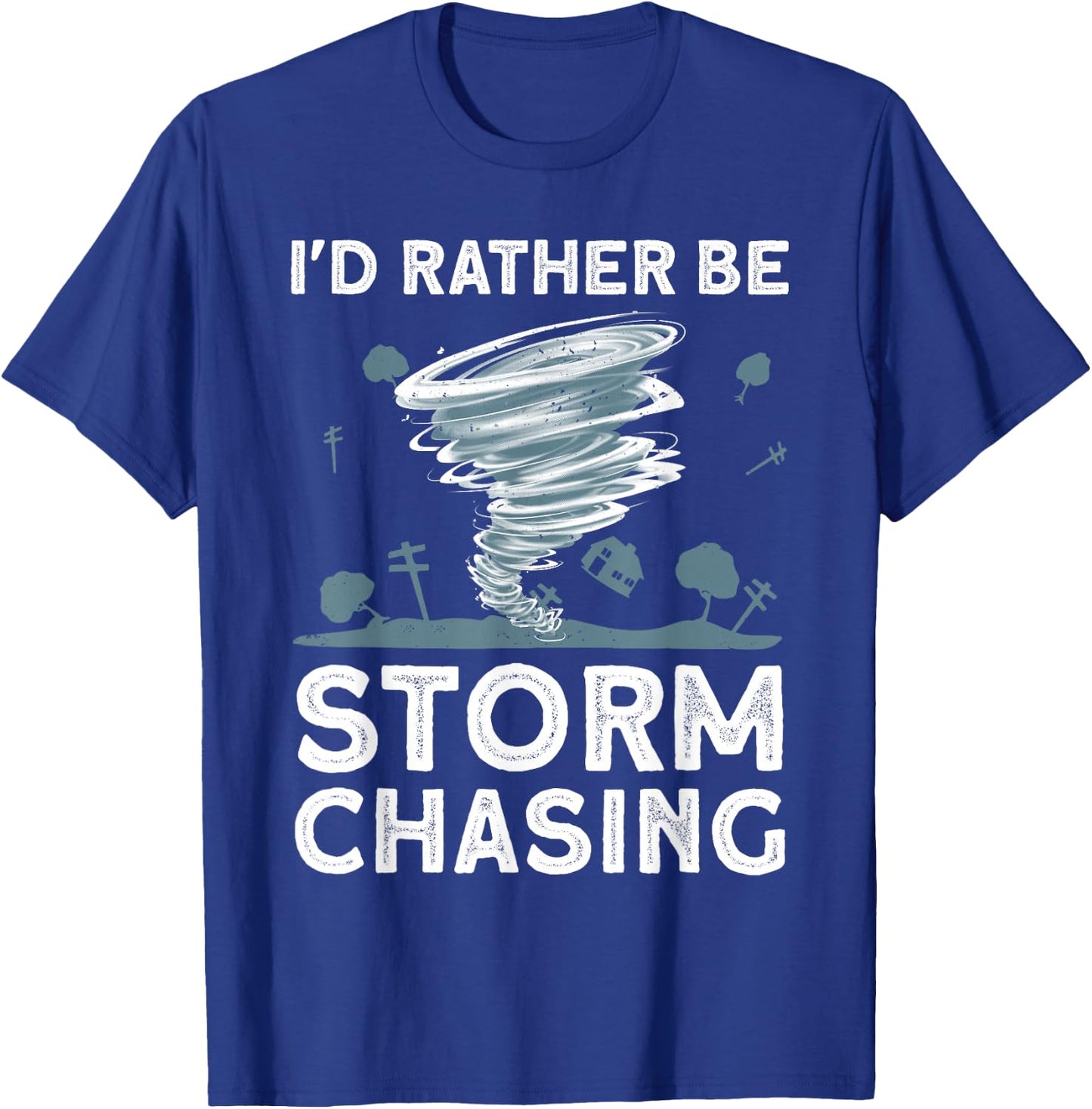 Cool Storm Chasing Women Kids Hurricane Hunter T-Shirt - T-Shirt | Royal