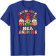 Hanging With My HCA Gnomies Christmas Healthcare Assistant Raglan Baseball T-Shirt - T-Shirt | Royal