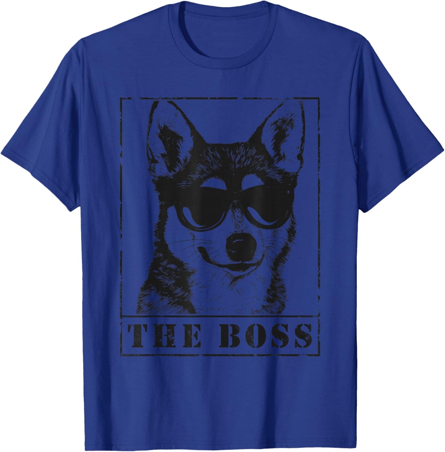 The Funny Alaskan Klee Kai Boss Mom Dad Dog Lover T-Shirt - T-Shirt | Royal