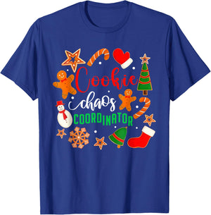 Cookie Chaos Coordinator Cookie Chaos Coordinator Funny Cookie Bake T-Shirt - T-Shirt | Royal