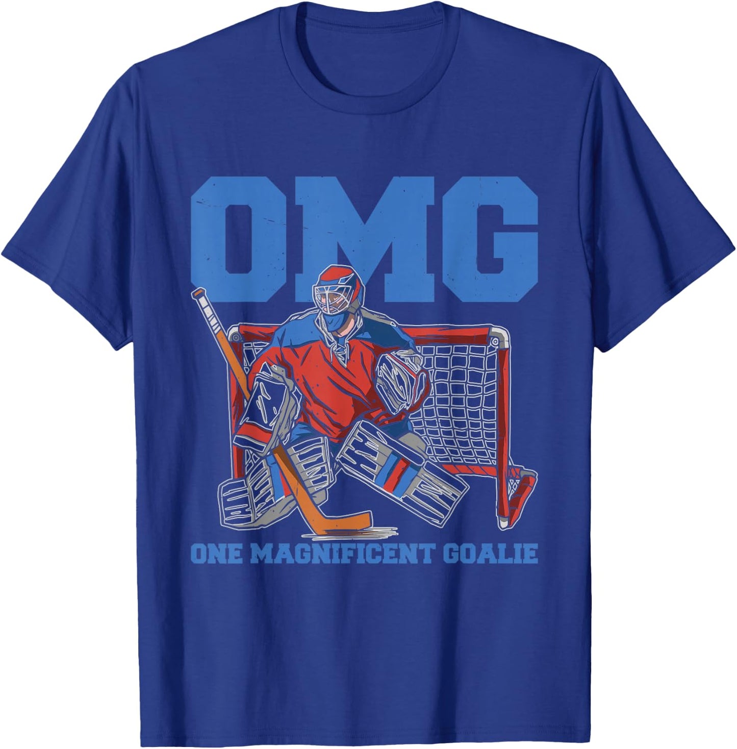 Ice Hockey Goalie T-Shirt - T-Shirt | Royal