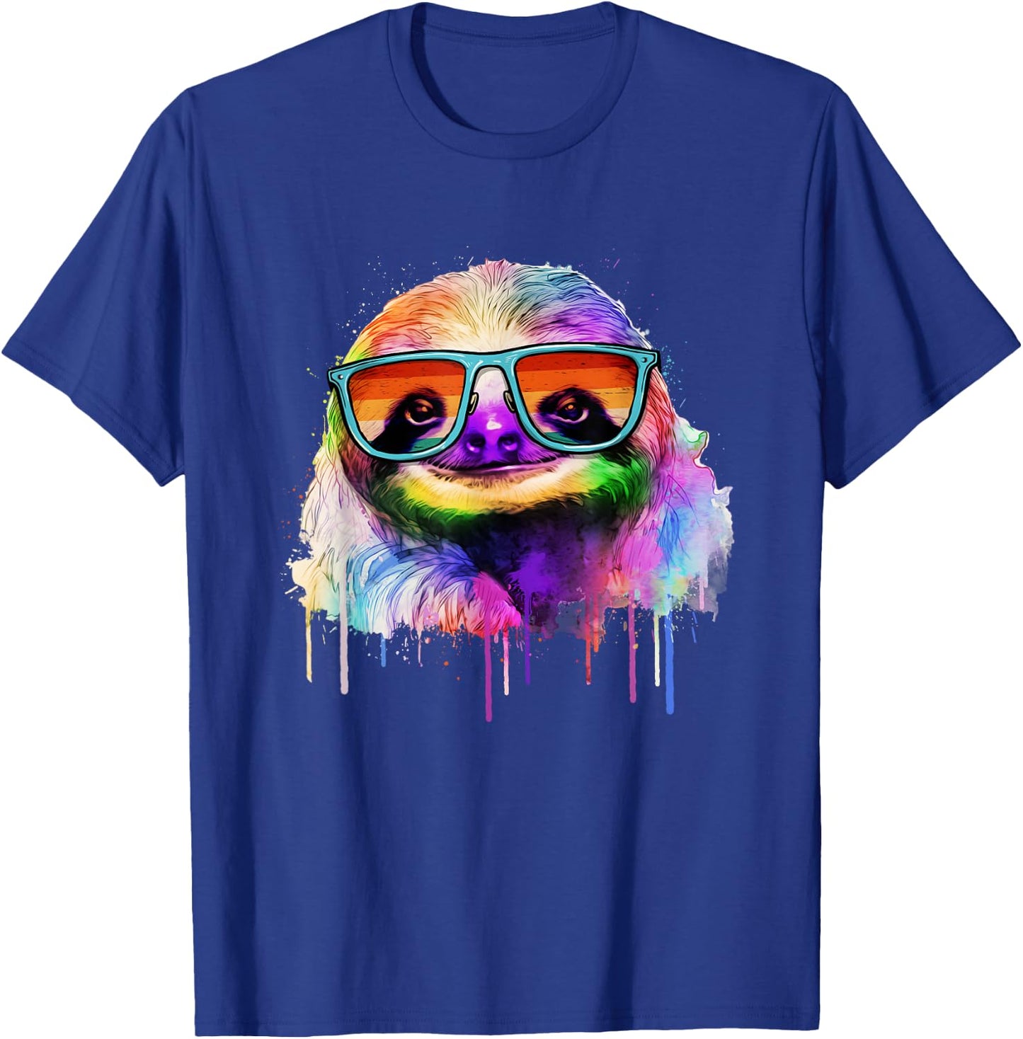 Sneaking Sloth - Wildlife Animal Lover Zookeeper Zoologist T-Shirt - T-Shirt | Royal