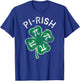 Pi-rish Lucky Clover St. Patrick's Day Distress T-Shirt - T-Shirt | Royal