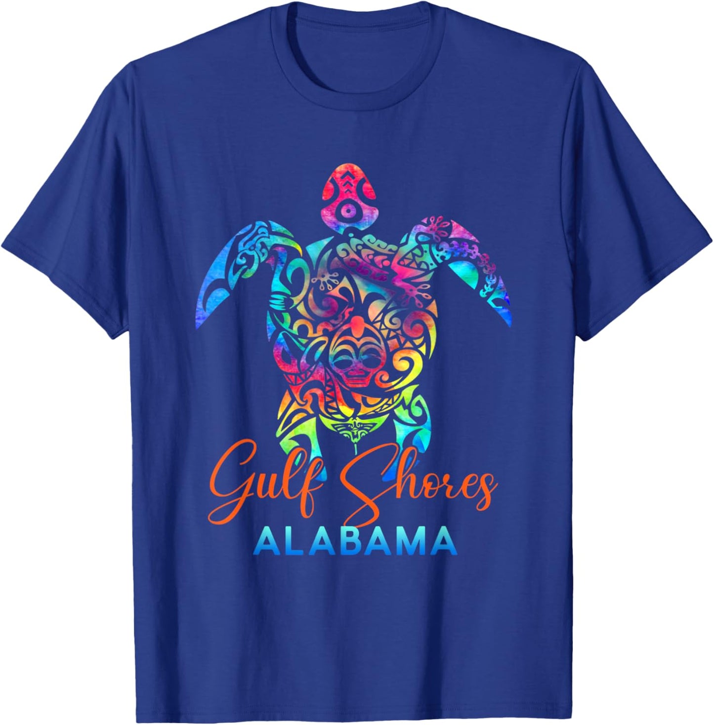 Gulf Shores Alabama Sea Turtle Family Vacation Summer 2025 T-Shirt - T-Shirt | Royal