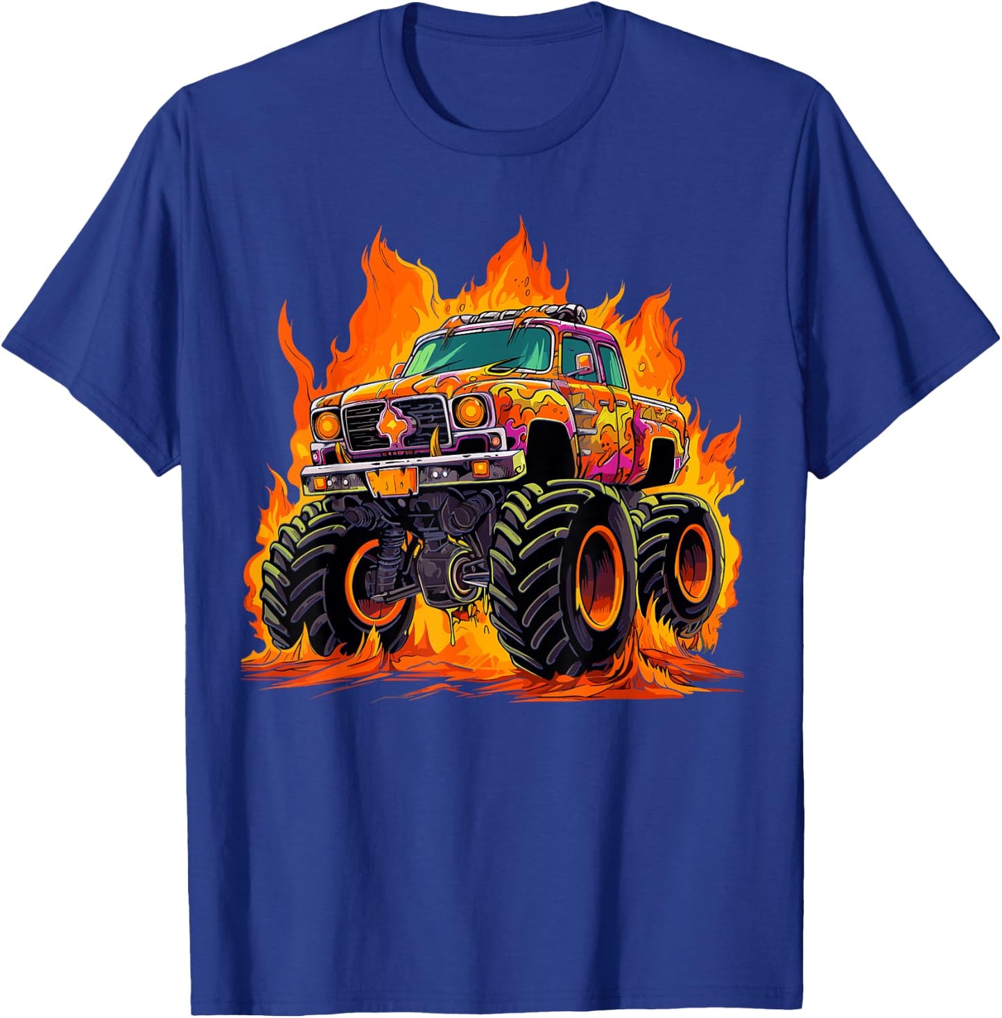 Monster Truck for toddlers Youth & Adults T-Shirt - T-Shirt | Royal
