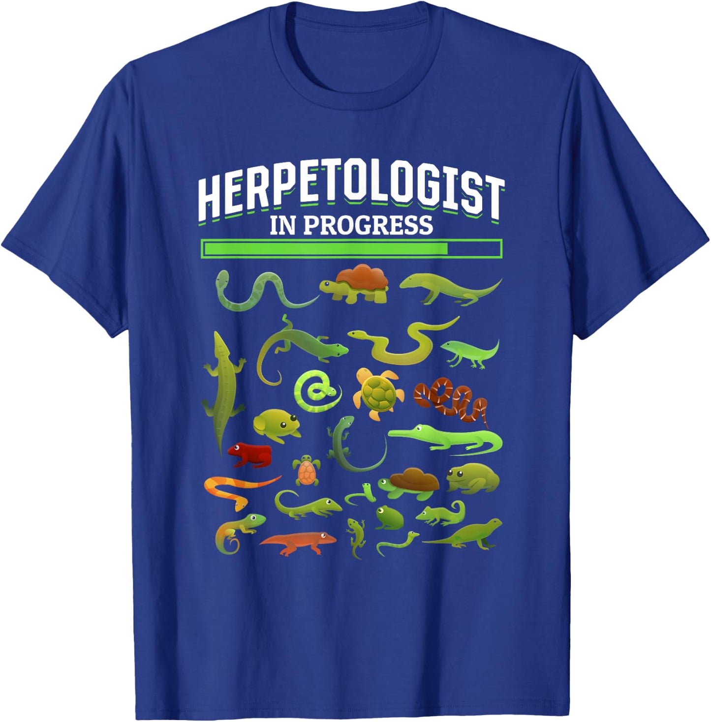 Future Herpetologist Zoology Reptiles T-Shirt - T-Shirt | Royal