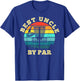 Best Uncle By Par Funny Disc Golf Frisbee Golfer T-Shirt - T-Shirt | Royal