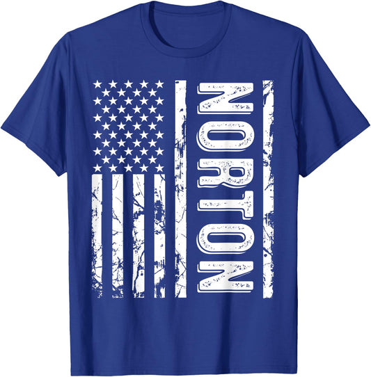 Norton Last Name Funny Surname Team Norton Family Reunion T-Shirt - T-Shirt | Royal