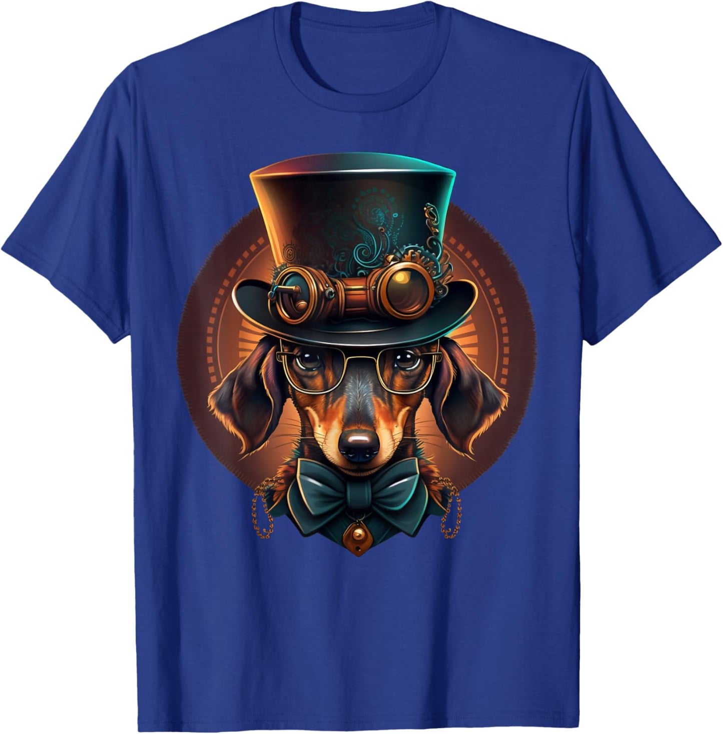 Steampunk Dachshund T-Shirt - T-Shirt | Royal