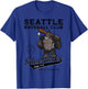 Seattle Silverbacks Minor League Retro Baseball Team T-Shirt - T-Shirt | Royal