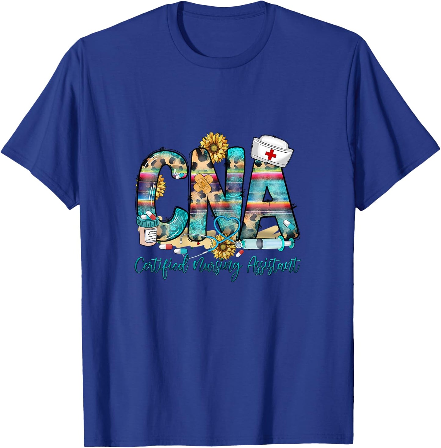 Certified Nursing Assistant CNA T-Shirt - T-Shirt | Royal
