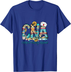 Certified Nursing Assistant CNA T-Shirt - T-Shirt | Royal