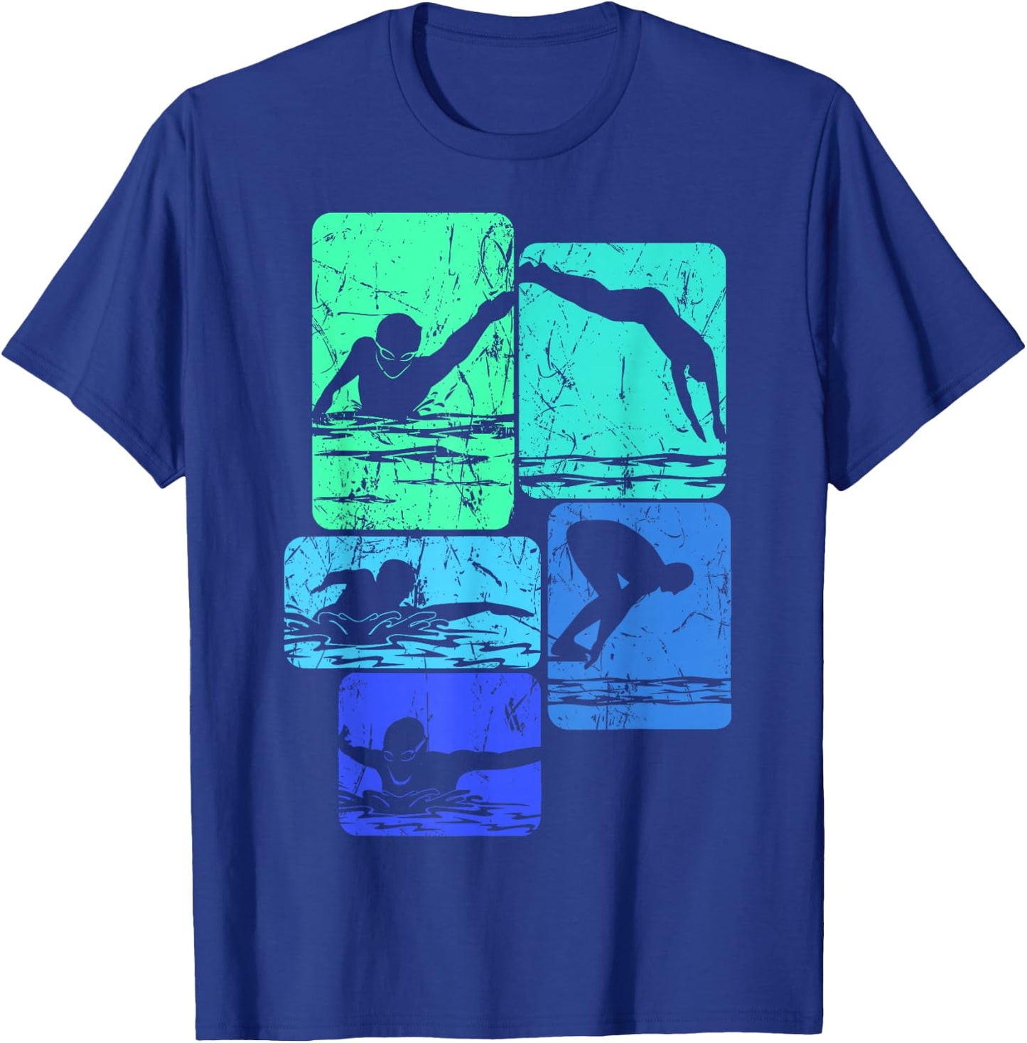 Swimming Swimmers T-Shirt - T-Shirt | Royal